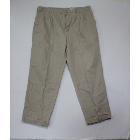 Carhartt Men Tan Carpentar Pants B132KNV Workwear Size 42X30 - Picture 1 of 12